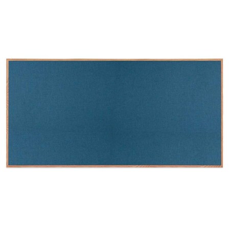 United Visual Products Decor Wood Combo Board, 24"x18", Walnut/White Porcelain & Apricot UV701DEFAB-WALNUT-WHTPORC-APRICOT